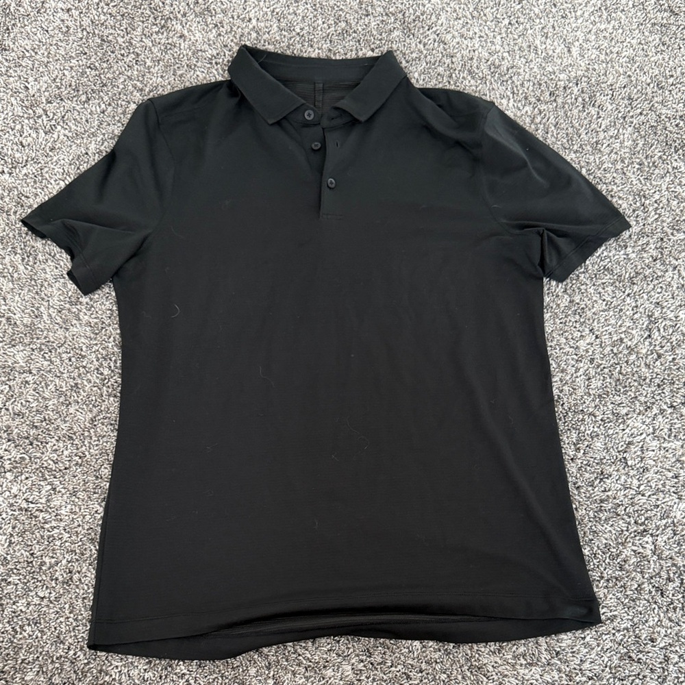 Men's Lululemon Black Polo Shirt